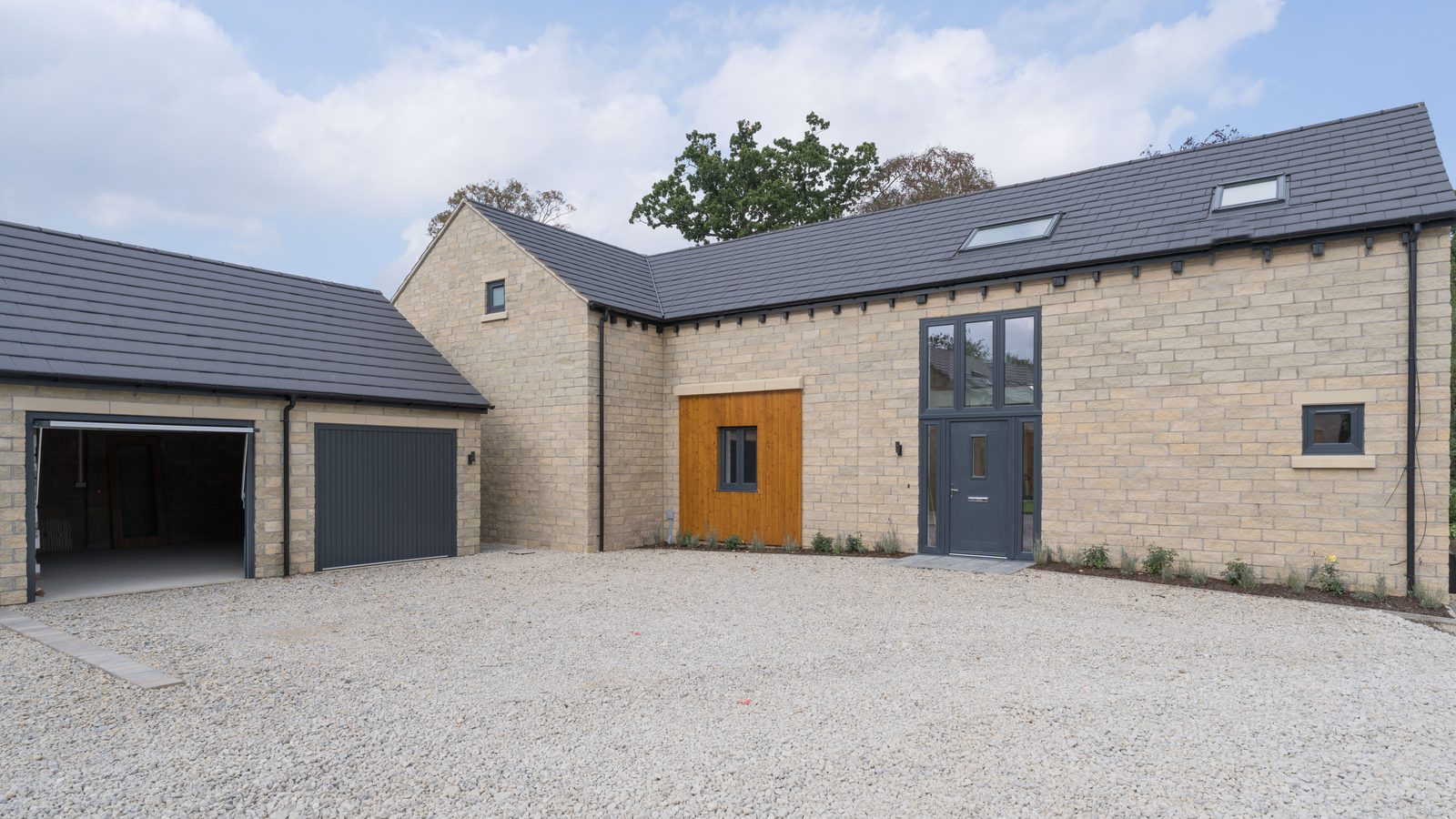 House one, front elevation - new build homes in Yorkshire