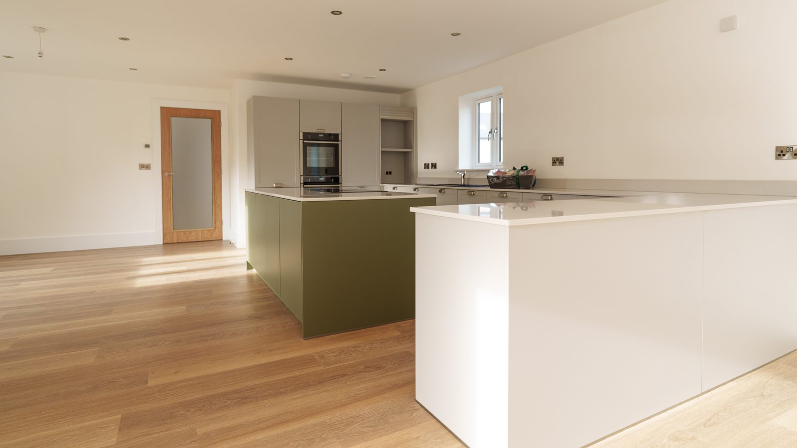 Kitchen island, house three - new build homes in Yorkshire
