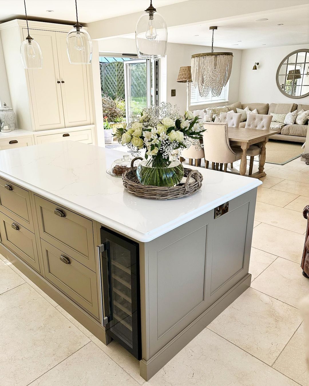 Kitchen island - full internal refurbishment in Lincoln