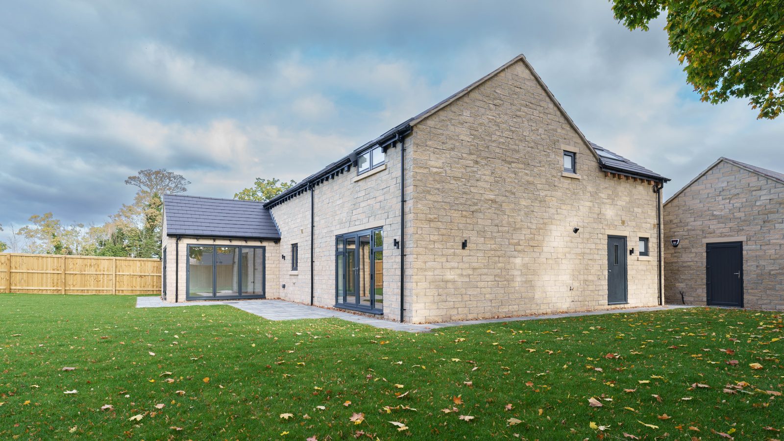 House three, side elevation - new build homes in Yorkshire